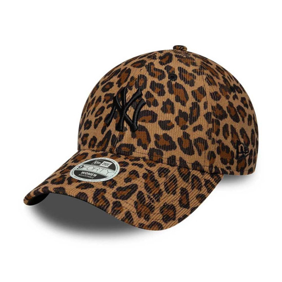 New Era Καπέλο New York Yankees Womens MLB Leopard Cord 9FORTY Adjustable Cap